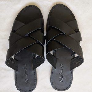 Madewell The Boardwalk Woven Slide Sandal Size 7